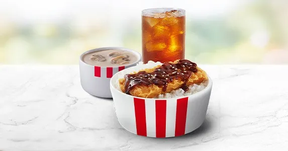 Teriyaki Chicken Chop Rice Bowl Combo_Image_kfcmenuph.info